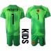 Nederland Remko Pasveer #1 Keeper Babykleding Thuisshirt Kinderen WK 2022 Korte Mouwen (+ korte broeken)